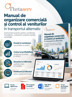 ThetaServ Transport Manual Cover Manual de organizare comercială și control al veniturilor în transportul alternativ